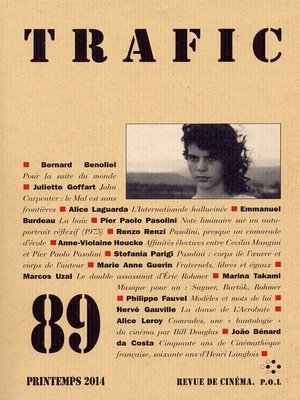 cover image of Trafic N° 89